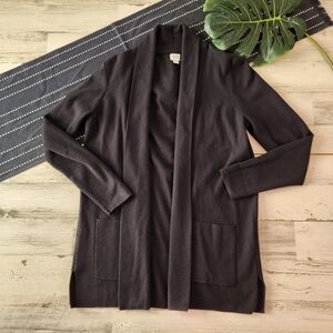 J.Crew Factory Chelsea Sweater Knit Blazer Black Size Medium